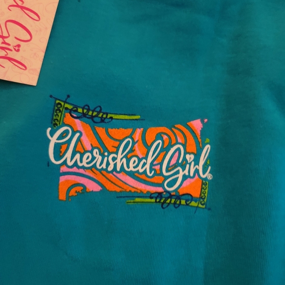 NWT blue cherished girl short sleeve t-shirt. - Picture 3 of 4